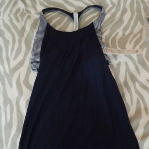 NWT Lululemon Practice Freely Tank size 4 Navy